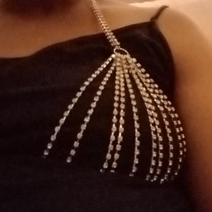 London Boohoo Diamond Bikini Top